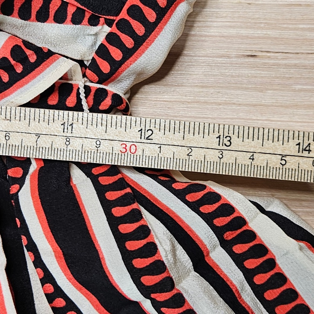 Anna‎ Sui Silk Striped Dress Women 13 Multi-Color NEW Designer Boho Target - Picture 9 of 16
